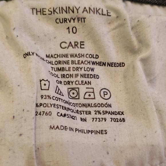 Ann Taylor skinny ankle jeans - Picture 5 of 5